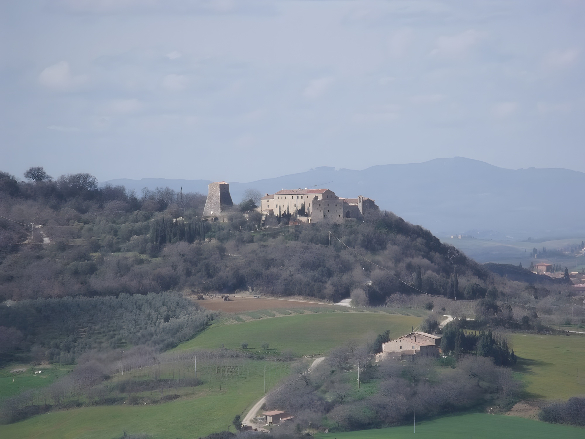 Bagno Vignoni · panorama Vignoni