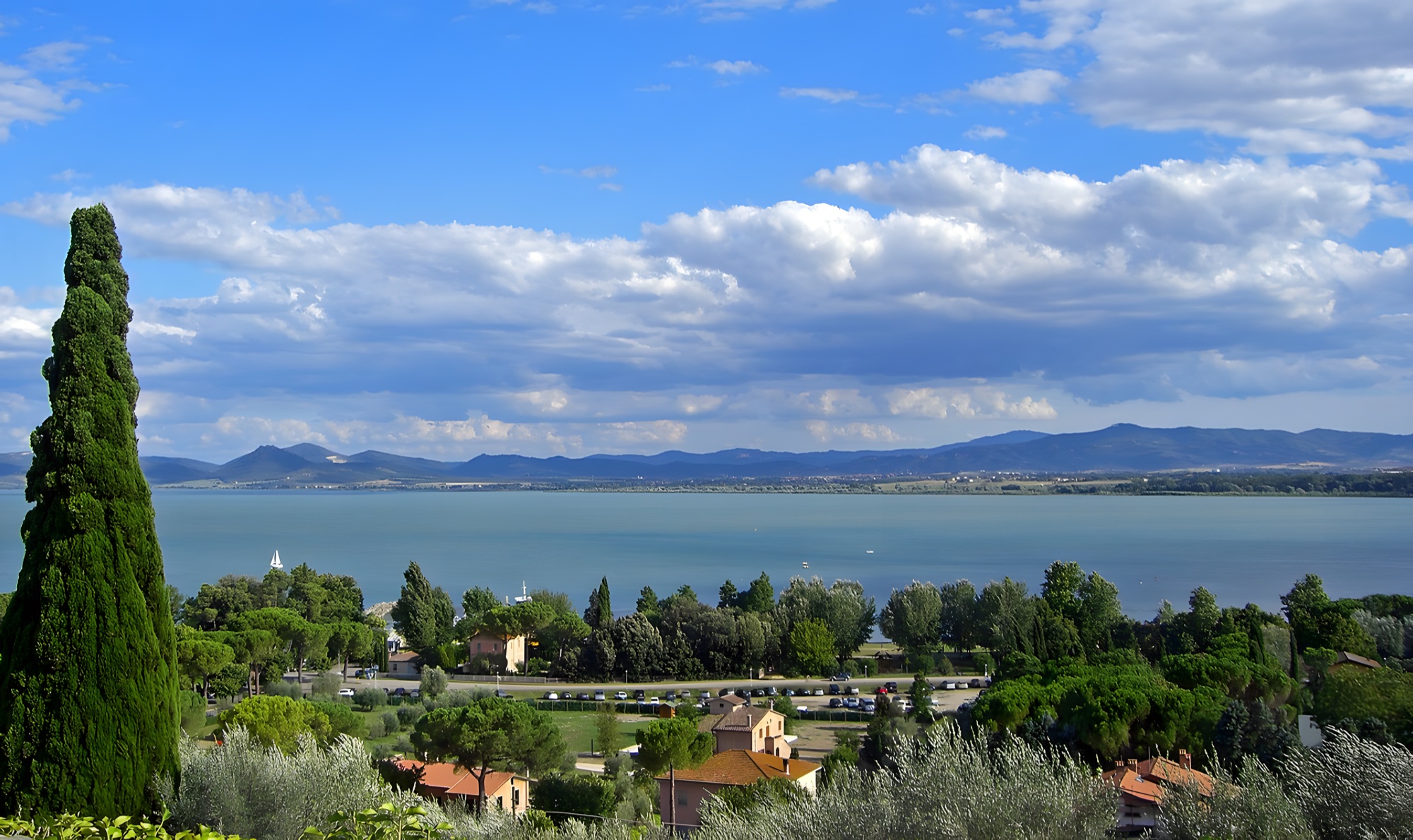 Lago Trasimeno · veduta panoramica